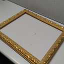 Wood Frame for 16x20 Canvas Paintings, Gold Antique Ornate Picture Frame for Oil Painting Art Prints, Landscape Portrait Wall Decor (Empty, No Backboard)
