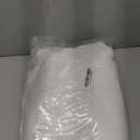 NICETOWN White Linen Sheer Curtains and Drapes 84 inches Long, Rod Pocket & Back Tab semitransparent with Light Through Vertical Window Treatments for Sliding Glass Door & Living Room, 52"W, Set of 2