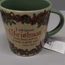 Steel Mill & Co Book Lovers Holiday Mug, Cute Coffee/Tea Ceramic Mug with Handle for Book Club, 14 oz Reading Themed Coffee Cup (A Christmas Carol)