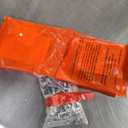 FDP Laminate 5-Compartment Storage Cabinet 24 inch Height; Organize Books, Toys, Games, Art Supplies, Durable, Sturdy Furniture for Home, Daycare, Preschool, Classroom - Almond/Red, 13886-ALRD