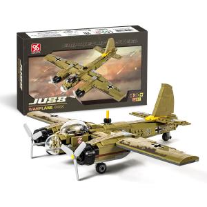 DAHONPA JU88 Bomber Plane Junker Aircraft Building Set [430pcs+] Classic German Fighter Models, Perfect for Holiday Gifts and Military Displays