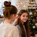 36 Pcs Christmas Bows for Tree, Brown Velvet Ribbon Bow for Christmas Tree, Pre-Tied Vintage Xmas Bows for Xmas Trees Wreaths Gifts Wedding Indoor Outdoor Decor, 5 x 7 Inch