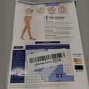 Truform 20-30 mmHg Maternity Compression Pantyhose, Tummy Support for Pregnant Bumps, Black, Medium