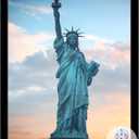 OMAIGAR 17x22 Picture Frame for Poster Photo Canvas Certificate Black High Transparent Photo Frame Wall Desktop Horizontal Vertical