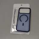 SUPFINE Magnetic for iPhone 17 Pro Max Case with Screen Protector (Compatible with MagSafe)(Military Grade Drop Protection) Translucent Matte Shockproof with Anti-Fingerprint Phone Cover,Dark Blue