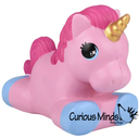 12" Jumbo Pony Unicorn Squishy Slow Rise Foam Pet Animal Toy - Scented Sensory, Stress, Fidget Toy (Blue/Pink)
