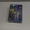 Wireless Controller for PS4, LED Backlit Controller for PS4/Pr/Slim, 1000mAh Battery, Double Shock 6Axis Motion Sensor, Builtin Speaker & 3.5mm Headphone Jack, Adjustable RGB Backlight, White