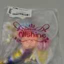 Nishine Unicorn Horn Floral Headband Glitter Ears Pony Head Bands Tiara for Girls Party Birthday Cosplay (Rainbow)