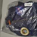 OYSTERBOY NASA MA-1 Flight Jacket Military Coat for Kids Boys (135cm（10T）, Replica Blue)