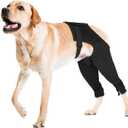 Dog Rear Leg Sleeve to Stop Licking, Breathable Anti-Slip Recovery Sleeve Pants for Wound Protection After ACL/TPLO Surgery, Hot Spots, Lick GranulomasCone Alternative for Leg Healing,XXL