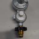 Stanbroil Horizontal Two Stage Propane Regulator with 3/8" Female NPT and POL for RV, Vans, Trailers, Campers