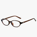 Retro Oval Glasses for Women Men Vintage Oval 90s Blue Light Glasses Y2K Small Face Fake Eyeglasses