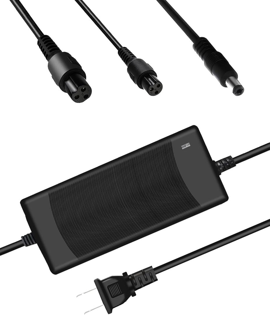 29.4V 2A Fast Battery Charger(3 Plugs) for Electric Scooter, Universal Battery Replacement Charger for 25.2V Li-Batteries