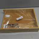 Letter Tray - Paper Organizer for Office Desk, Document Holder Desk Organization for Magazine File Folder Mail & Bill, Stackable Paper Trays - Natural