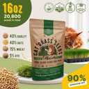 Organo Republic Cat Grass Seeds Mix - 20,800 Non-GMO Heirloom Seeds for Cats & Pets, 16 oz Pack for Growing Fresh Barley, Oat, Rye & Wheat Grass Seeds for Planting, Indoor Plants, Hairball Remedy