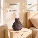 BZseed Aromatherapy Essential Oil Diffuser, 550ml Ultrasonic Fragrant Oil Large Room Humidifier, Diffusers for Home with Timer and Waterless Auto-Off, 7 Color LED Lights,Cool Mist Humidifiers