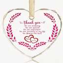 2 x Thank You Gift for Women, Heart-Shaped Appreciation Gifts for Coworkers, Teacher, Employee, Boss, Best Friend, Office Desk Decor Gift for Women