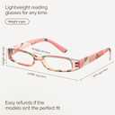 Gaoye 4-Pack Readers for Women, Blue Light Blocking Reading Glasses, Stylish Reading Glasses for Women in 4 Patterns (+2.25)