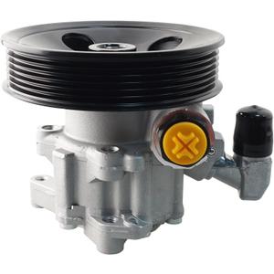 Power Steering Pump 0024669801 with Pulley Compatible with Mercedes-Benz C240 C320 CLK320 CLK500 CLK55 C55 SLK55 AMG V6 V8 Replaces 21-5321 002466980187 002466980180
