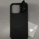 Spy-Fy iPhone 15 Pro Max Privacy Case with Camera Covers Front and Rear | Smokey | Magsafe Compatible and Kickstand | Protect Your iPhone | 6-Foot Drop Proof | 6,7 Inch | Camera Protection by Valenta