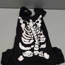 Wizland Pet Jumpsuit Halloween Skeleton Dog Costumes Clothes Apparel for Puppy Dog Cat Puppies. Extra-Small