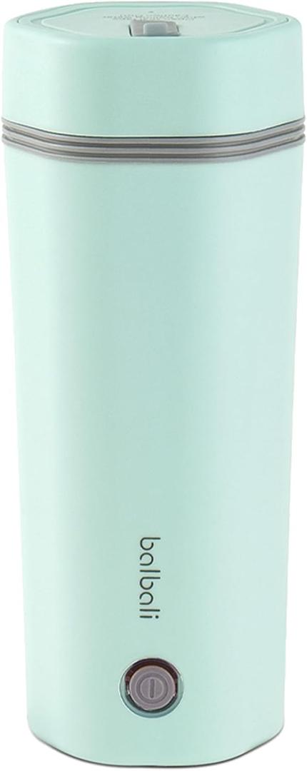 balbali Travel Kettle Electric Small Portable Electric Kettle for Boiling Water Travel Tea Kettle Portable Water Boiler 12oz Travel Electric Kettle (Green)