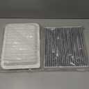 Comb Engine Cabin Air Filter for Toyota Yaris 1.5L L4 2018 2017 2016 2015 2014 2013 2012 2011 2010 2009 2008 2007 2006 (carbon grey)