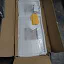 Acrylic Podium Stand, Ultra Clear 43'' Pulpits for Churches with 15 Color Adjustable, Modern Lectern with Storage Sheld for Church,Conference,Speech,Classroom, 23.62x 15.75X 43.3