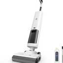 OSOTEK H200Lite Cordless Wet Dry Vacuum Cleaner and Mop for Hard Floors,Unique 180° Flat,Edge Clean, Digital Display, Anti-Tangle Brush for Pet Hair, Auto Self-Cleaning, Lightweight and Handheld