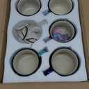 Zubebe 6 Pcs Christmas Nurse Mugs Nurses Appreciation Gift 12 oz Ceramic Coffee Cups Nurses Week Retirement Graduation Appreciation Present, School Nursing Student Rn Practitioner(Nurse Life) (Colorful)