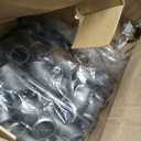 20 Pack 1-1/2" Carbon Steel 90° Butt Weld Elbow, Beveled Ends, Weldable Pipe Fitting, Sandblasted & Oiled Finish for Structural, Industrial, Fabrication Use