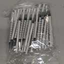 1ml Syringes with Cap, Luer Slip Tip, Whole Pack Bulk Sterile Sealed, No Needle (50 pcs)