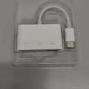 SUNTRSI USB C to USB Camera Adapter, SD Card Reader for iPhone 15/16 Series with Dual Card Slots & USB Port, Plug and Play