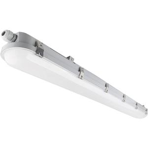 4FT LED Vapor Tight Light Fixture, 30/35/40/50/60Wattage & 5CCT Selectable, 120-277V, 120LM/W, IP65 Waterproof Outdoor Shop Light for Garage, Car Wash, Basement, Warehouses, 1 Pack