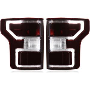 Tail Lights Assembly Compatible with 2018 2019 2020 Ford F-150 F150, Rear Light Taillights Replacement # JL3Z-13404-H JL3Z-13405-H