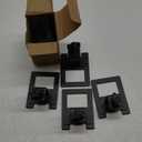 Non Slip Mattress Gaskets, Mattress Holder in Place Gripper for Metal Bed Frame, Keep Mattress from Sliding Gripper, Adjustable, 6 PCS, Black