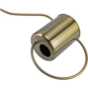 1pc Brass Watering Can Removable Spray Spout Stainless Steel Long Spout Leakproof Home Kettle