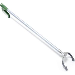 Aluminum Garbage Clip Reacher Grabber Tool with Telescopic Handle 15.75 Inch Lightweight Litter Picker for Mobility Aid and Outdoor Cleanup