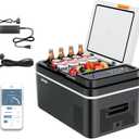 VEVOR Car Refrigerator, DC 12/24V AC100-240V Compressor Electric Cooler, -4F to 68F Car Fridge with APP Control, 23 QT Cars Freezer for RVs, Campsites, Boats, Camping, Fishing, 45W Portable Freezer