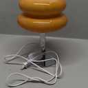 Mushroom Lamp for Bedroom,Mid Century Modern Lamp for Nightstand, Dimmable Retro Egg Tart Bedside Small Lamps,Unique Home Mushroom Decor Aesthetic Cute Table Lamps for Living Room (Copper)