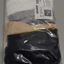 Amazon Essentials Women's Cotton Bikini Brief Underwear, Pack of 6, Black/ Grey Heather/ Light Pink/ White, Medium