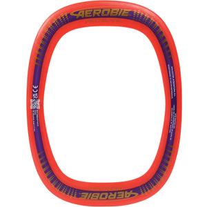 Aerobie Pro Blade Throw Ring, Lightweight Kids Toy for Disc Golf, Backyard Games & More, Outdoor Games for Adults and Family Ages 5 & Up, Red