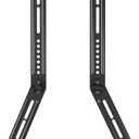 Universal Sound Bar Mounts Fits Most 23 to 65 Inch TVs Soundbar TV Mount Bracket Above or Under TV, up to 22 lbs SBR302 