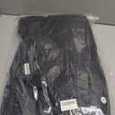 Womens Oversized Down Puffer Jacket, Winter Coat Stand Collar (Black, M)