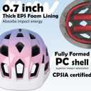 Kids Bike Helmet, 2 Size Adjustable for Youth Toddler Boys & Girls 3-5-8-10-12-14 Years, Child Helmets with Visor for Skating Cycling Scooter