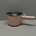 Topwit Hot Pot Electric, 1.5L Ramen Cooker, Portable Non-Stick Frying Pan, Electric Pot for Pasta, Steak, BPA Free, Electric Cooker with Dual Power Control, Over-Heating & Boil Dry Protection, Pink