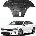 Engine Splash Shield Fit for KIA K5 2021 2022 2023 2024 2025 Engine Case Guard Under Engine Cover Compatible with K5 2021-2024 Front Engine Guard Mud Flaps Including Screw Hardware