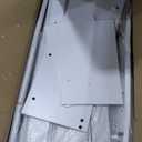 KEIKI 48" Bathroom Vanity with Sink & 4 Soft Closing Doors & 4 Drawers, Modern Freestanding Bathroom Storage Cabinet, Solid Wood Frame, White