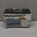Elite Gourmet ECT-1027 Cool Touch Toaster, 7 Toast Settings Cancel Functions, Slide Out Crumb Tray, Extra Wide 1.5" Slots for Bagels Waffles Specialty Breads, Puff Pastry, Snacks, White