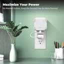 2 x Wall Mount for Blink Sync Module XR with Short Cable - Save Space - No Messy Wires - Easy Move Mount Bracket Holder for Blink Outdoor Indoor Security Camera1 Pack